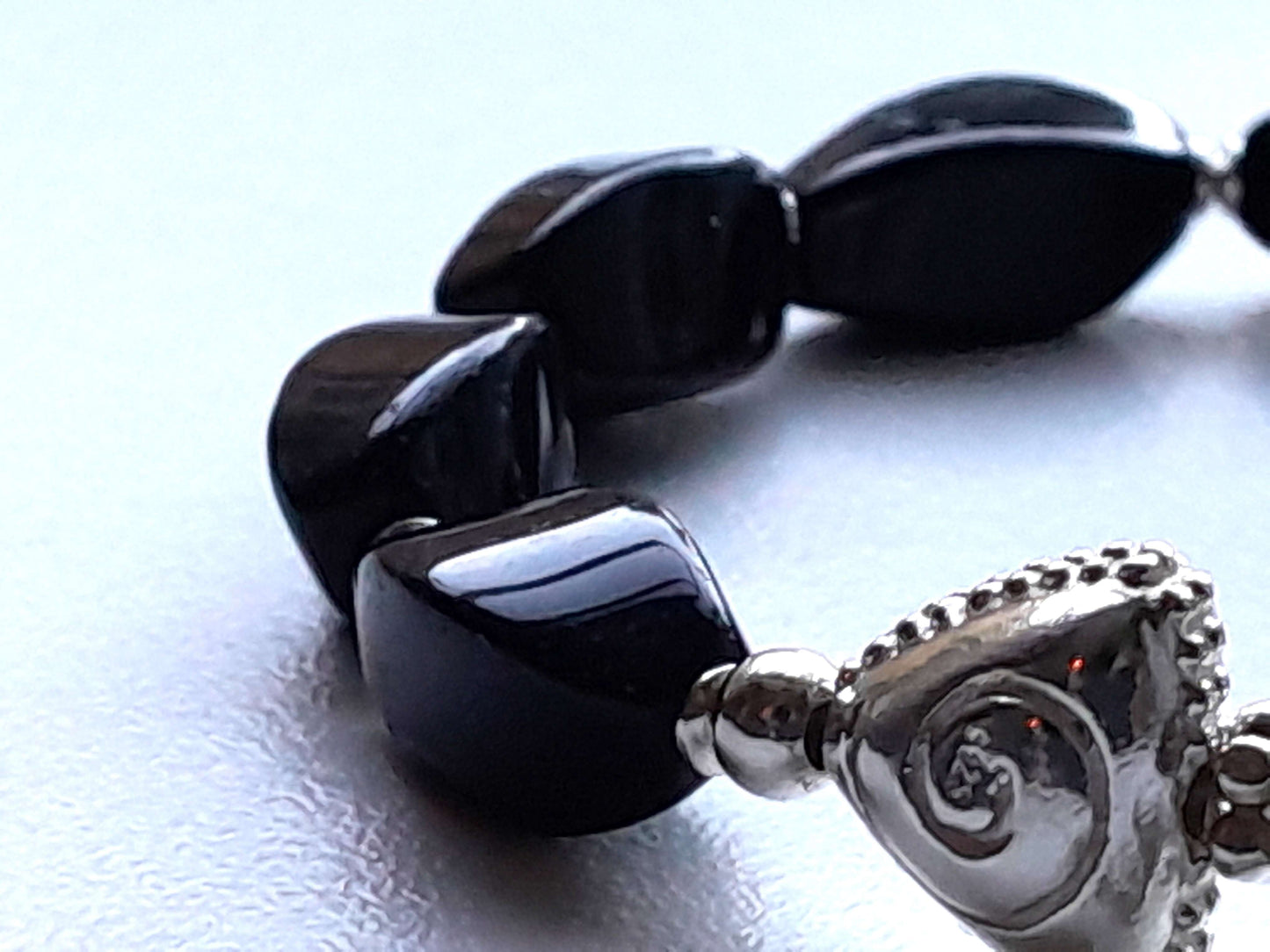 Onyx Bracelet with 925 sterling silver (16cm) |