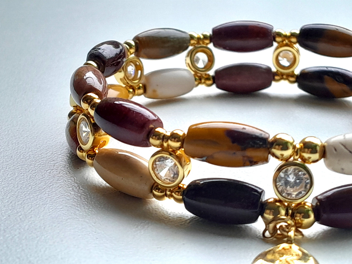 Uniquely beautiful Mookaite Bracelet (17cm) |