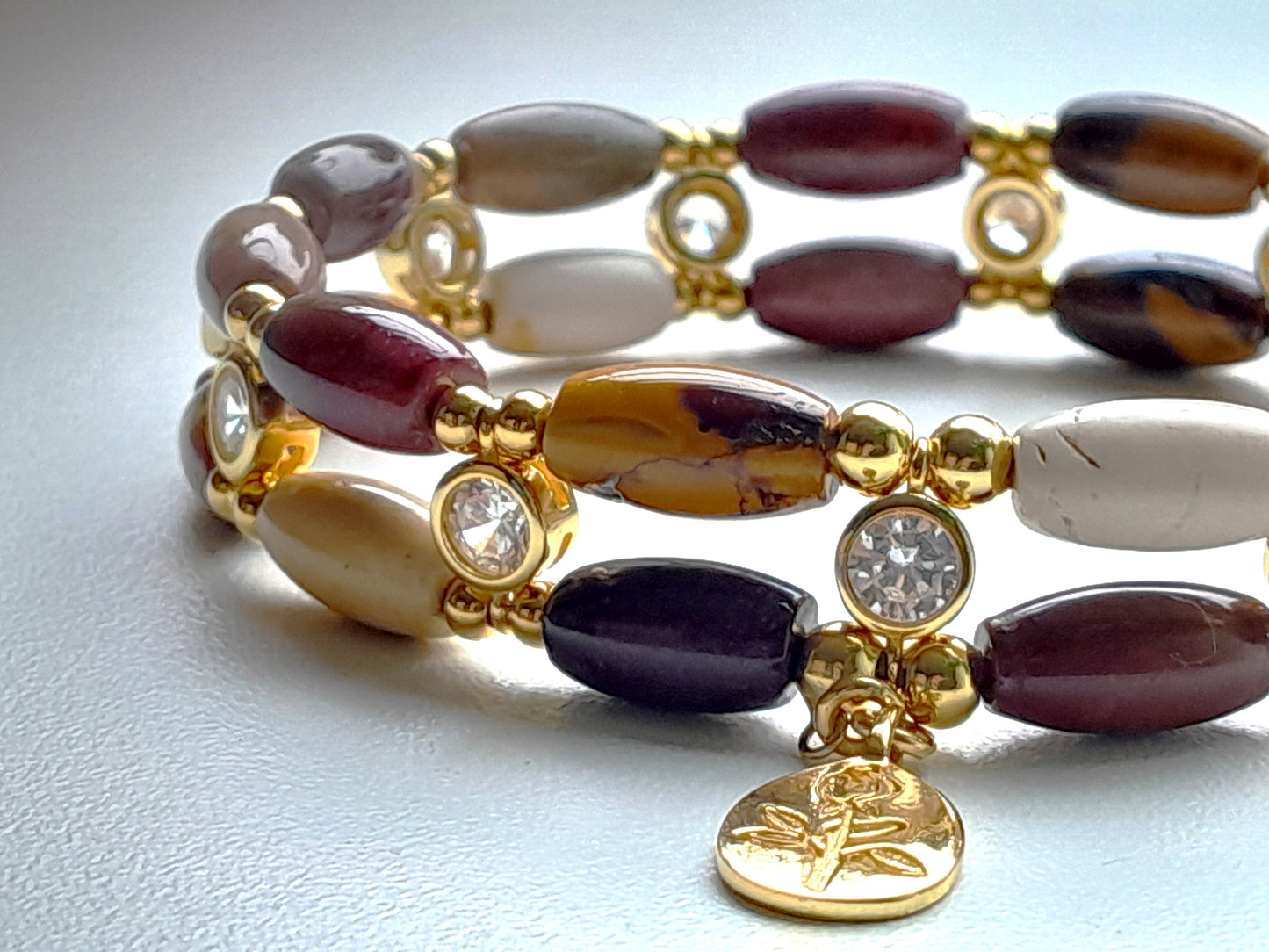 Uniquely beautiful Mookaite Bracelet (17cm) |