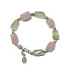 Rose Quartz and Prehniet Bracelet (16-17cm) (79)