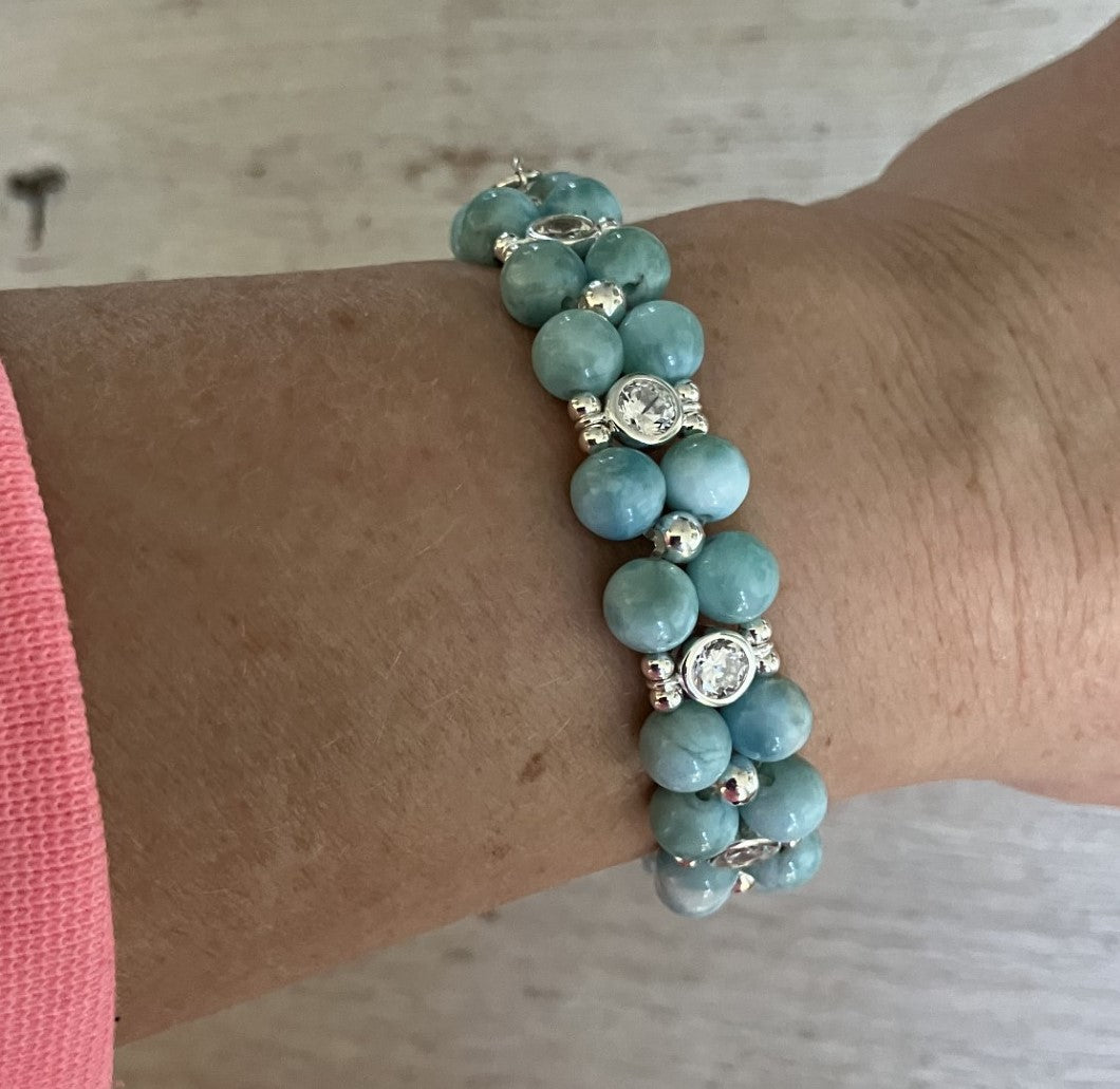 Larimar AA Quality Bracelet (17-18cm) (90)