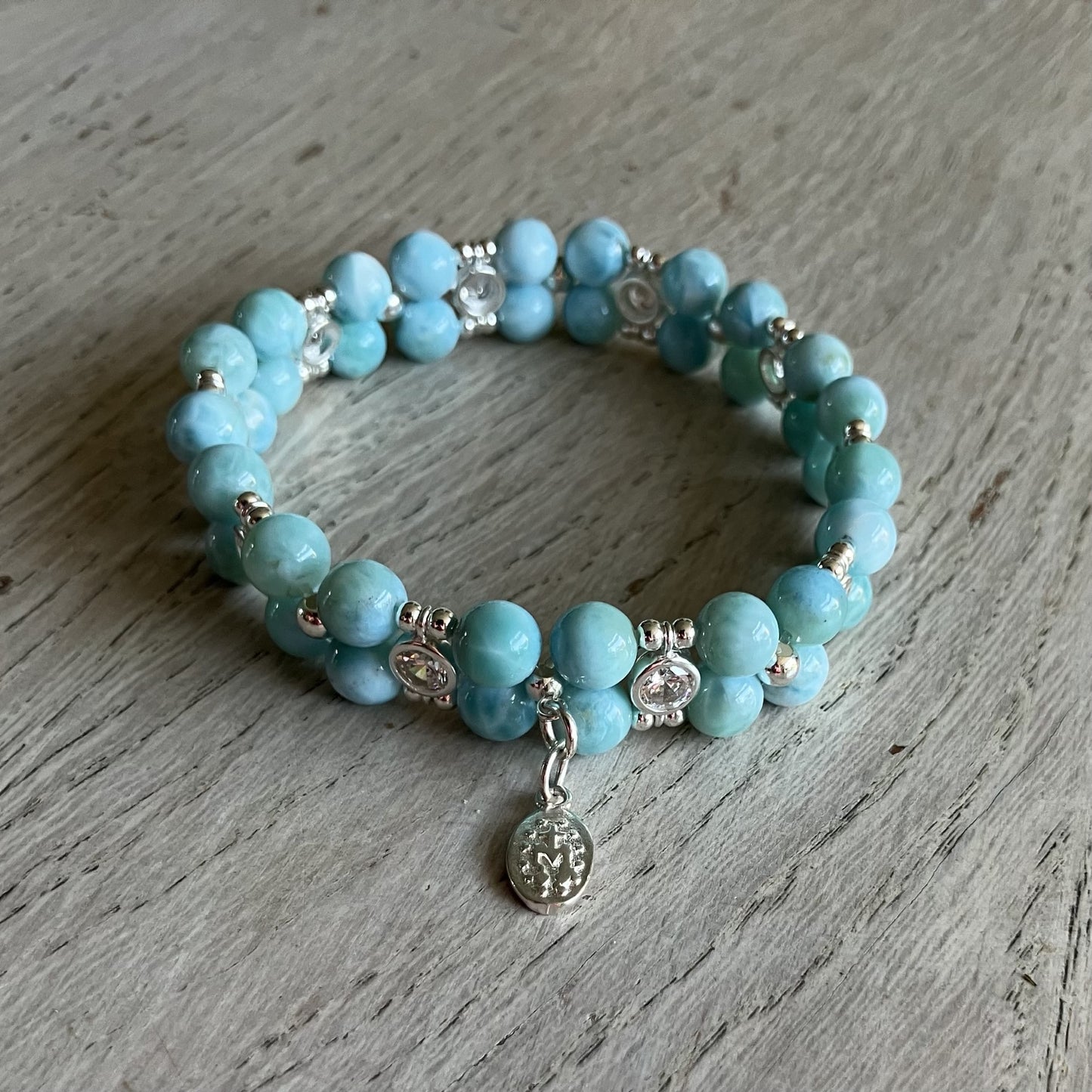 Larimar AA Quality Bracelet (17-18cm) (90)