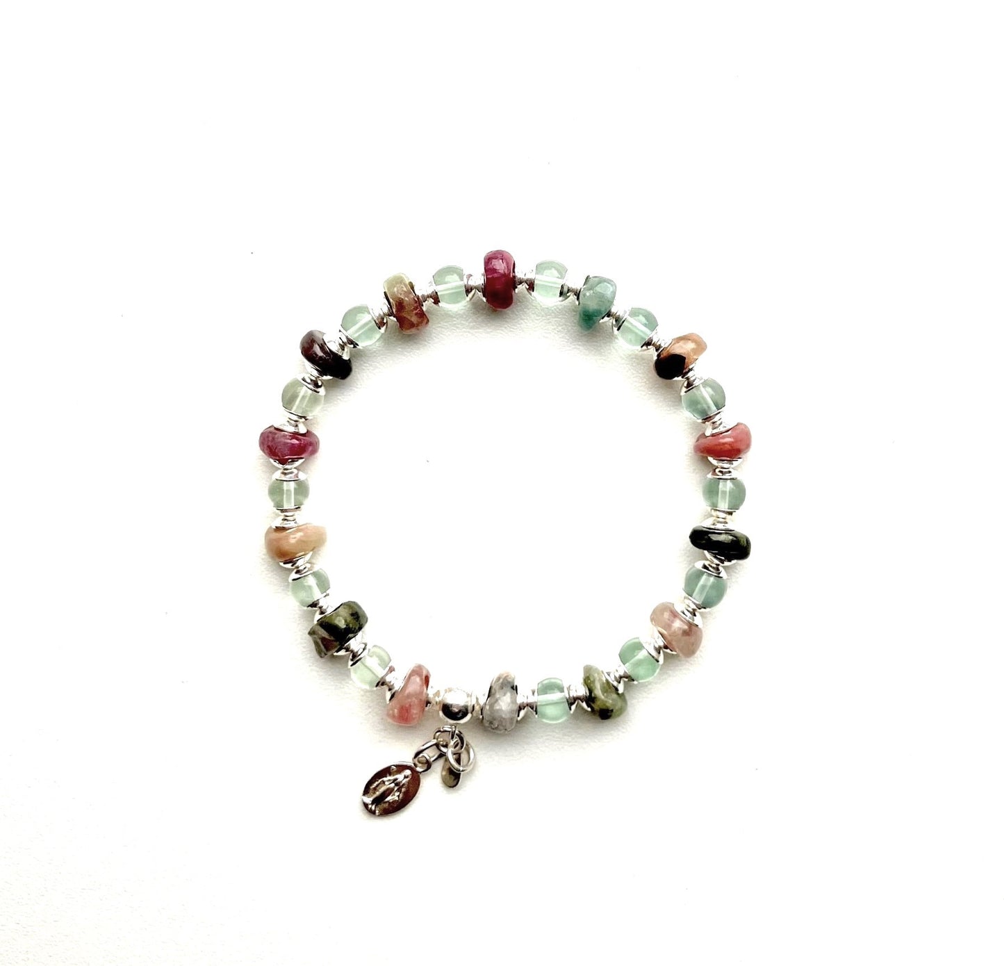 Tourmaline Multicolor Split Bracelet 17-18cm (100)