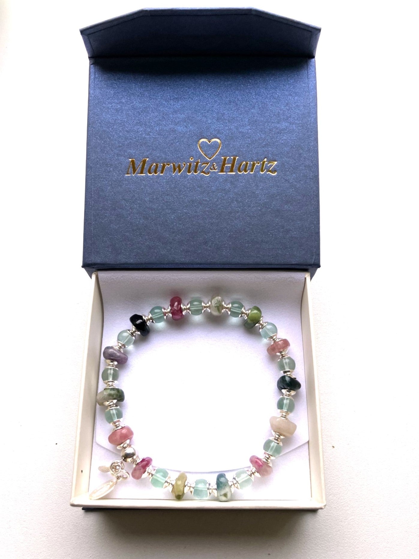 Tourmaline Multicolor Split Bracelet 17,5-18,5cm (96)