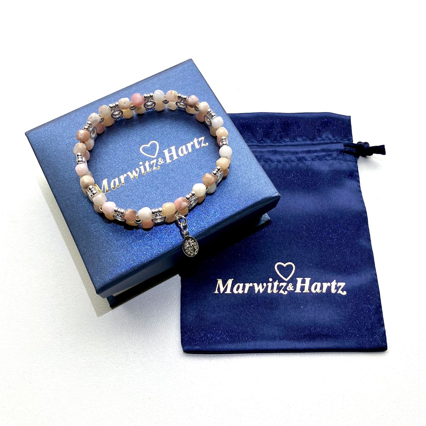 Andes Opal bracelet with zirkon and 925 silver (16-17cm) (57)