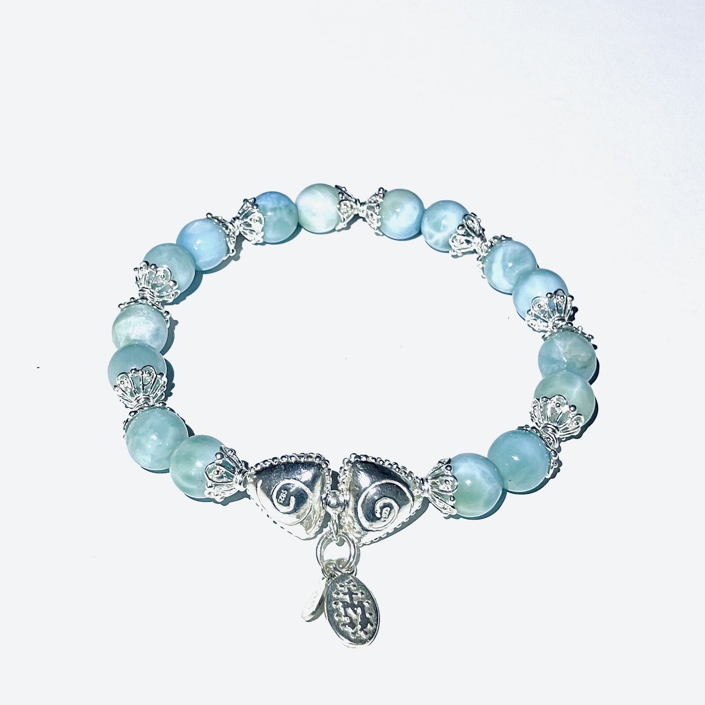 Larimar 9mm AA Quality Bracelet (17,5-18,5cm) (91)