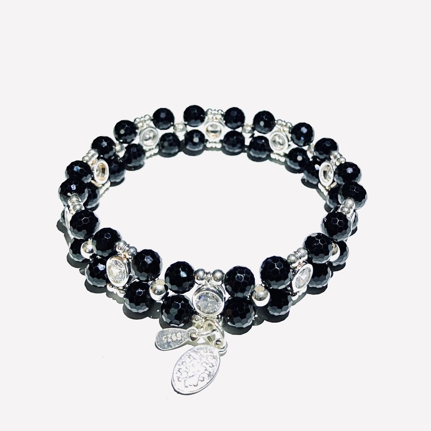 Tourmaline Women's Bracelet with 925 sterling silver. (16-17cm) (11)