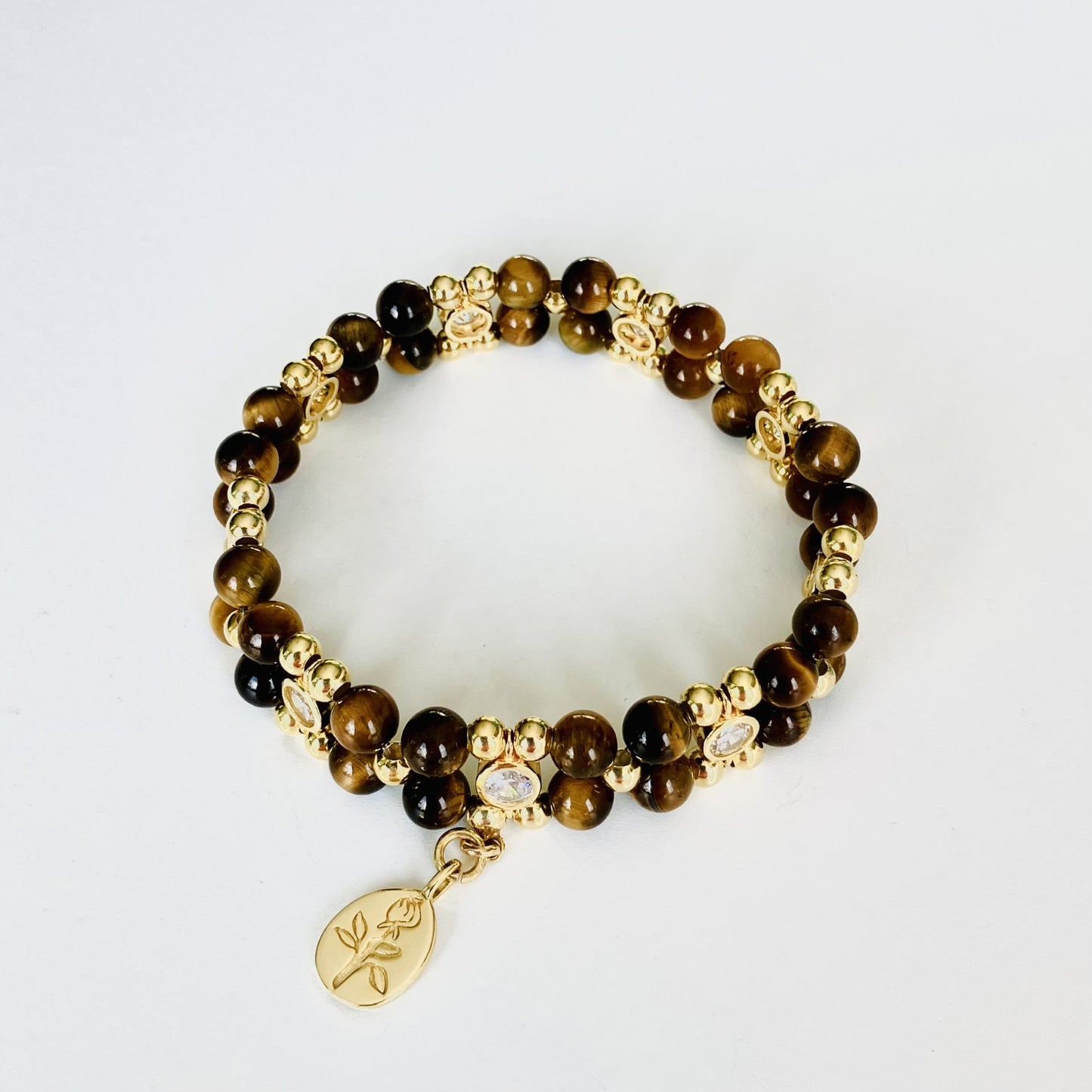 Tiger Eye double gold (18-19cm) (47)