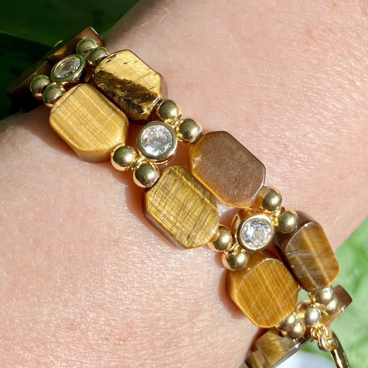 Tiger Eye double gold (18-19cm) (1)
